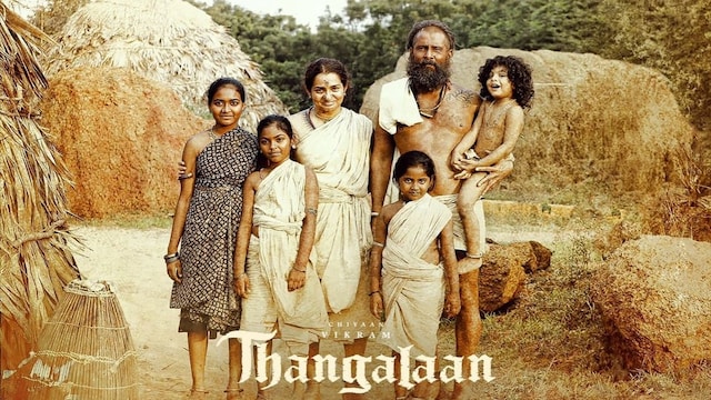 Thangalaan | Directed by Pa. Ranjith, the Tamil action adventure was originally released in theatres in August this year. Starring famous actor Vikram in the lead, the film tells the story of a man, who gets an offer from a British officer to help his people. At the same time, however, the tribal community fears a supernatural force that protects their sacred gold. Besides Vikram, the film features Parvathy Thiruvothu, Malavika Mohanan and Daniel Caltagirone among others. It is all set for its OTT debut on Netflix on September 20. (Image: Vikram/Instagram) Thangalaan | Directed by Pa. Ranjith, the Tamil action adventure was originally released in theatres in August this year. Starring famous actor Vikram in the lead, the film tells the story of a man, who gets an offer from a British officer to help his people. At the same time, however, the tribal community fears a supernatural force that protects their sacred gold. Besides Vikram, the film features Parvathy Thiruvothu, Malavika Mohanan and Daniel Caltagirone among others. It is all set for its OTT debut on Netflix on September 20. (Image: Vikram/Instagram)
