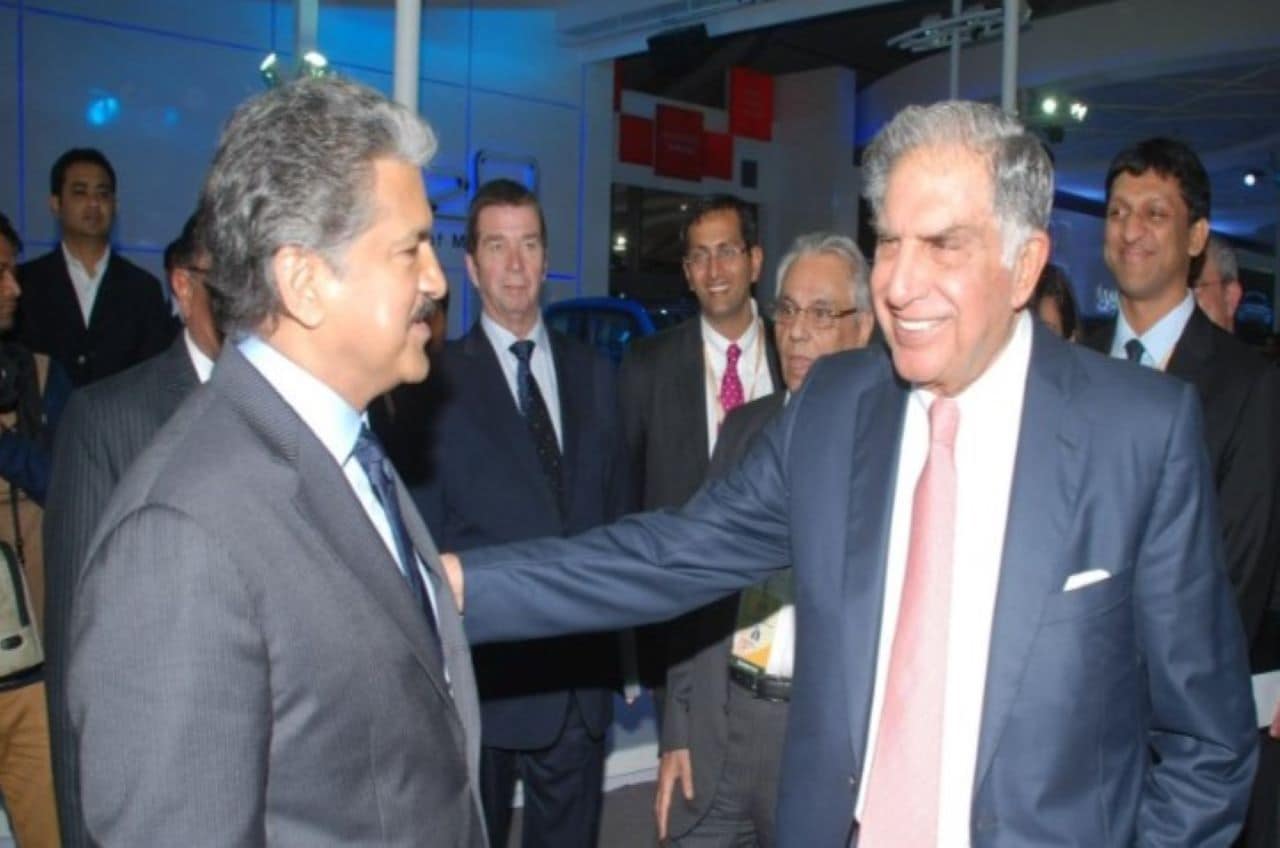 'Checking out the competition': Mahindra recalls Ratan Tata's playful visit at Auto Expo