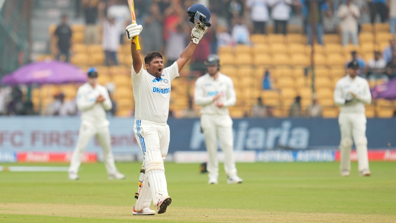 IND vs NZ: Rain halts India's charge on Day 4; Sarfaraz Khan hits maiden Test hundred