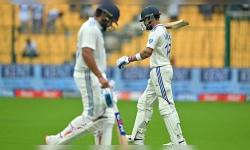 Gambhir defends Rohit, Kohli; future in Test cricket uncertain.