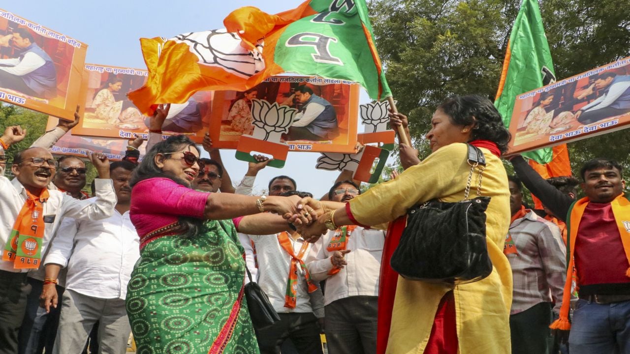 Maharashtra Elections Result: Victory Celebrations For BJP-led Mahayuti ...