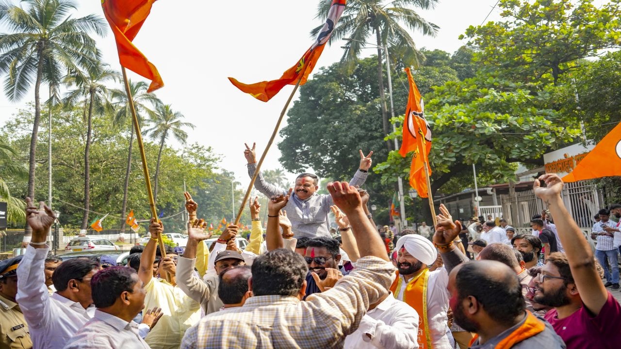 Maharashtra Elections Result: Victory Celebrations For BJP-led Mahayuti ...