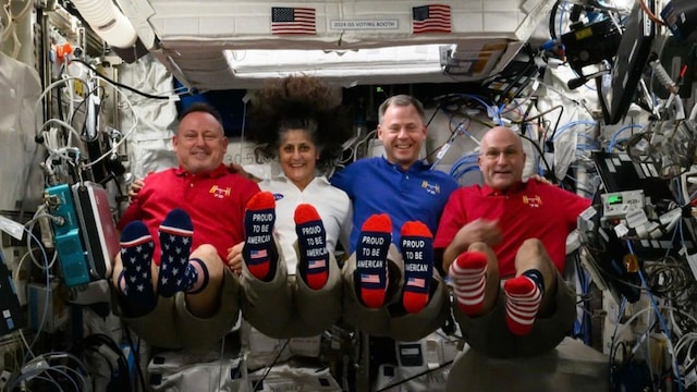 US Election: NASA astronauts Sunita Williams, Butch Wilmore, and Don Pettit vote early from space