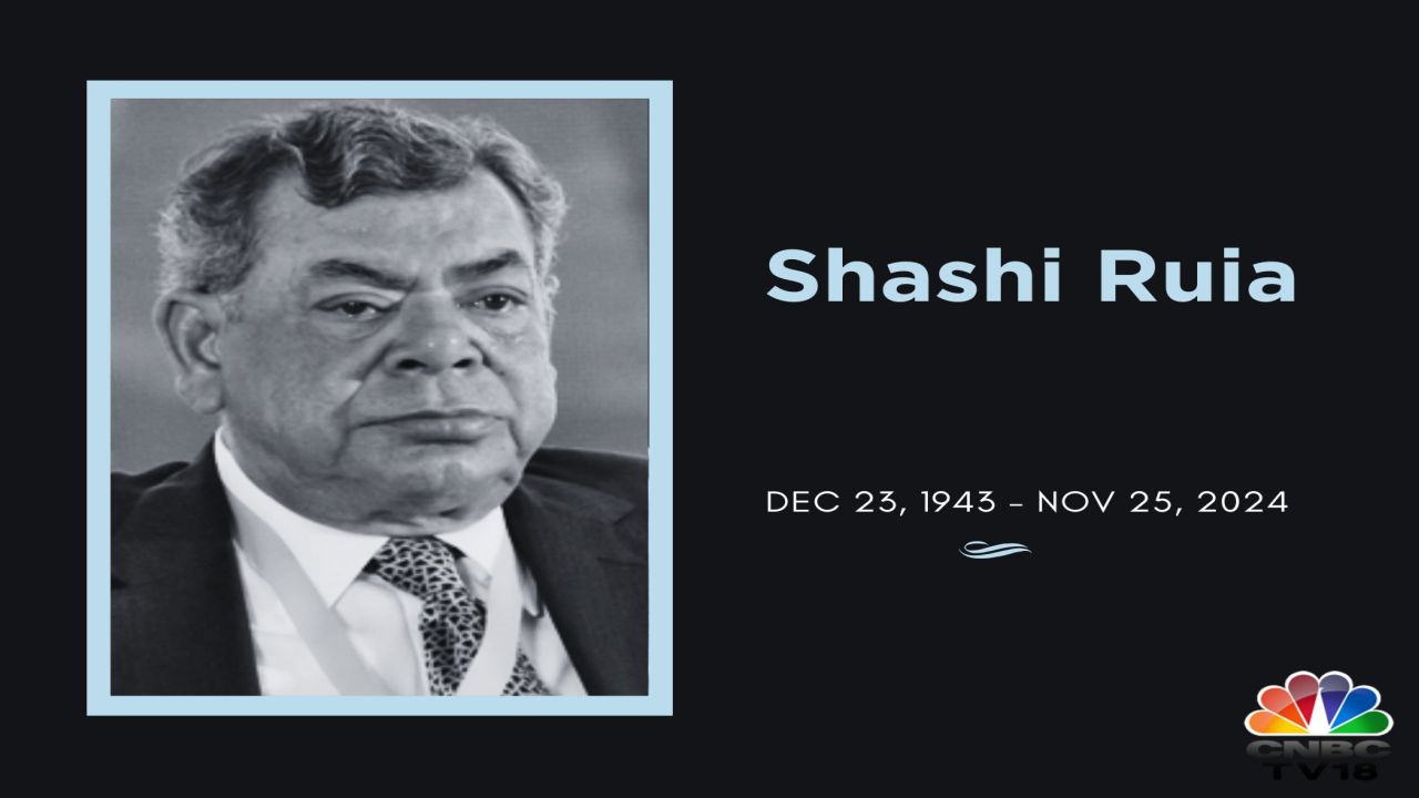 Essar Group Co-founder Shashi Ruia Dies At 80 - CNBC TV18