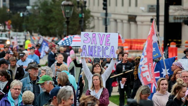 5. After the elections, several Trump supporters engaged in multiple demonstrations at various locations, including Washington, DC, state capitals, and others, echoing the then-president's claims of election fraud. During these protests, clashes and street scuffles were also witnessed. (Image: Reuters) 5. After the elections, several Trump supporters engaged in multiple demonstrations at various locations, including Washington, DC, state capitals, and others, echoing the then-president's claims of election fraud. During these protests, clashes and street scuffles were also witnessed. (Image: Reuters)