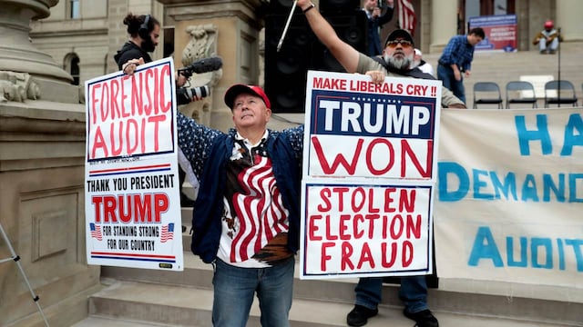 3. Trump refused to concede and claimed the election was "rigged," adding that Biden did not actually beat him. In a post on X, he wrote, "He won because the Election was Rigged." (Image: Reuters) 3. Trump refused to concede and claimed the election was "rigged," adding that Biden did not actually beat him. In a post on X, he wrote, "He won because the Election was Rigged." (Image: Reuters)