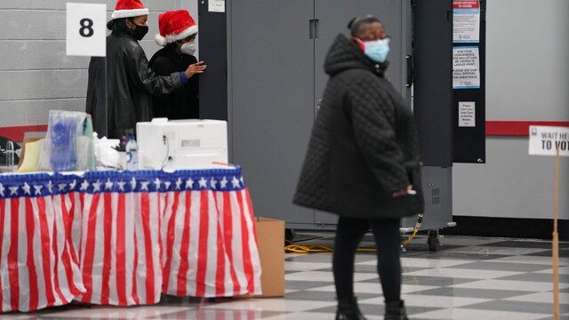 2. During the 2020 election, the voter turnout rose 7 percentage points compared to 2016, resulting in 66% of US adult citizens casting ballots. Ultimately, Biden defeated Trump 306-232 and had a 4-point margin in the popular vote. (Image: Reuters) 2. During the 2020 election, the voter turnout rose 7 percentage points compared to 2016, resulting in 66% of US adult citizens casting ballots. Ultimately, Biden defeated Trump 306-232 and had a 4-point margin in the popular vote. (Image: Reuters)