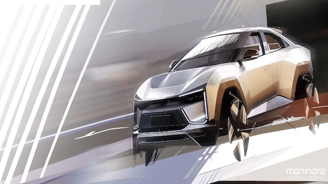The BE 6e stands out with its sporty and aerodynamic silhouette, featuring sculpted surfaces emphasising agility and performance. The BE 6e stands out with its sporty and aerodynamic silhouette, featuring sculpted surfaces emphasising agility and performance.