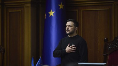 Zelenskiy Meets Trump-Backed Polish President Amid Ukraine Aid Tensions