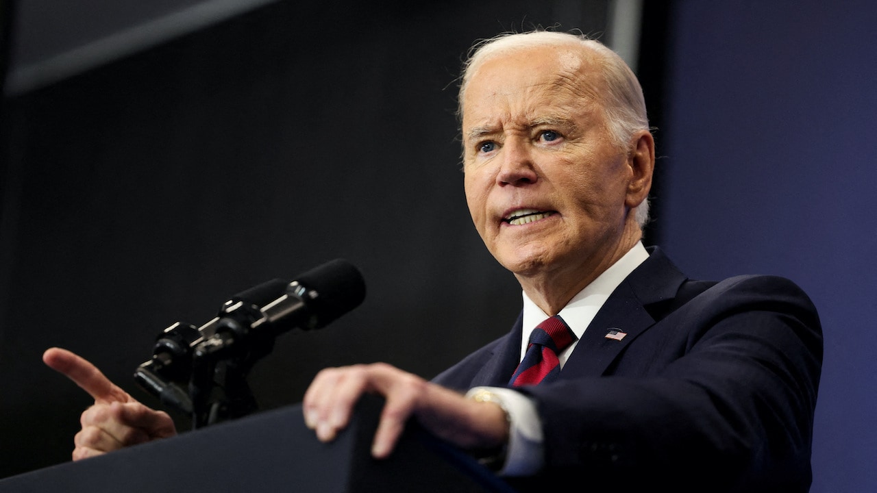 Joe Biden warns US faces oligarchy as Donald Trump looms over legacy