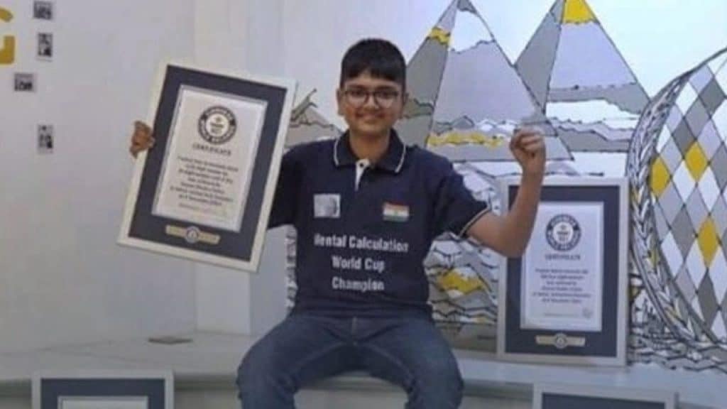 Meet 14-year-old 'human calculator' Aaryan Shukla, who broke six Guinness World Records in a day - CNBC TV18