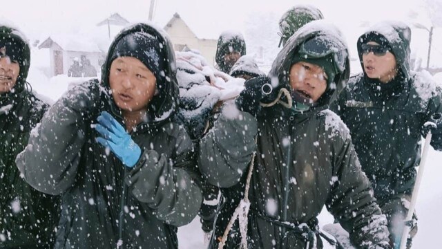 The 57 labourers were at the camp when the avalanche struck between Mana and Mana pass in the morning, Tiwari said. "These labourers do regular snow clearing work on the route for army movement towards the Tibet border... As of now we have no news of any casualties. Rescue teams have been mobilised. But due to active snowfall and rain in the area, rescue work is slow," he added. (Image: Indian Army)