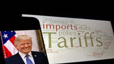 Trump Plans New Tariffs: President Donald Trump will launch 25% tariffs on goods from Canada and Mexico on Tuesday March 4. He also aims to lift tariffs on Chinese products from 10% to 20%. These key trading nations plan retaliation, per their governments’ statements. (Image: Shutterstock)