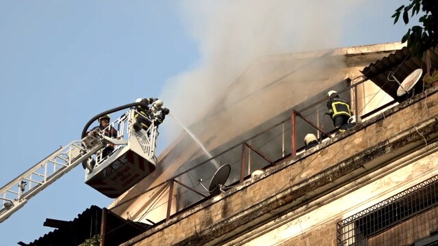 Massive fire erupts at ED office in Mumbai; firefighting efforts ...