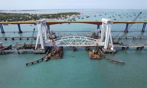 Pamban Bridge Glitch Halts Train Services in Rameswaram