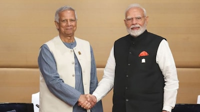 pm modi and Mohammad Yunus at BIMSTEC (Source: XP Division, MEA)