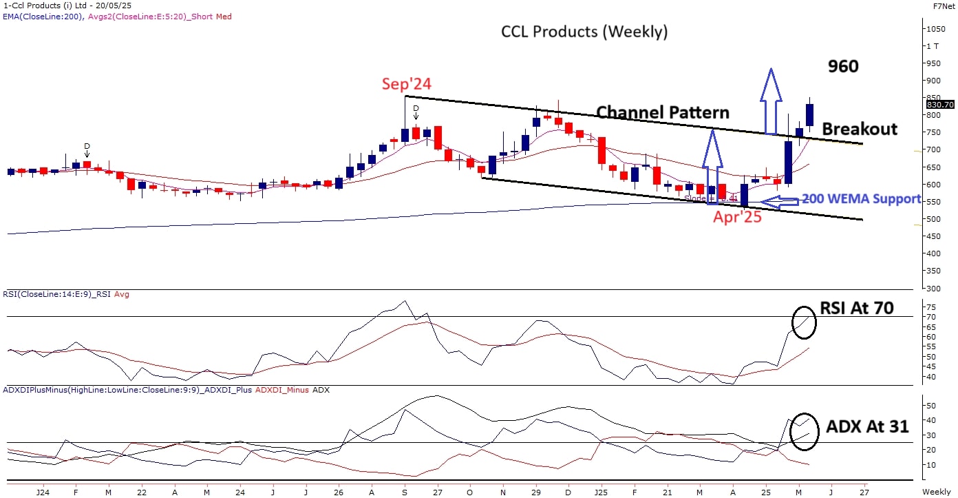 Chart Of The Day: CCL Products brews for a 14% rise in its share price in  the coming weeks - CNBC TV18