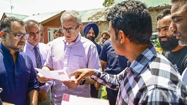 In the wake of the tragic attack on April 22, the tourism sector in Kashmir is grappling with severe challenges, as visitor numbers in Pahalgam have plummeted drastically. Nevertheless, Abdullah's cycling initiative has attracted positive feedback from local tourism stakeholders, who see it as a crucial step toward restoring trust among potential visitors. (Image: PTI) In the wake of the tragic attack on April 22, the tourism sector in Kashmir is grappling with severe challenges, as visitor numbers in Pahalgam have plummeted drastically. Nevertheless, Abdullah's cycling initiative has attracted positive feedback from local tourism stakeholders, who see it as a crucial step toward restoring trust among potential visitors. (Image: PTI)
