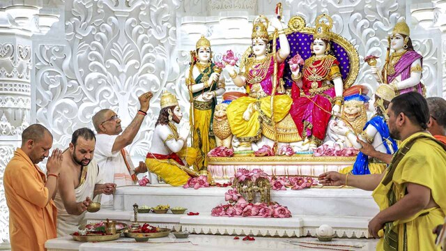 First pics of Ram Darbar's consecration held at Ram Temple in Ayodhya ...
