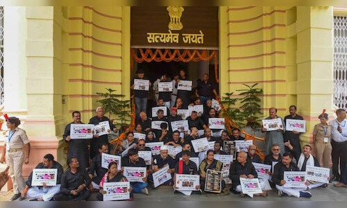 Opposition MPs Protest Voter Roll Revision in Parliament