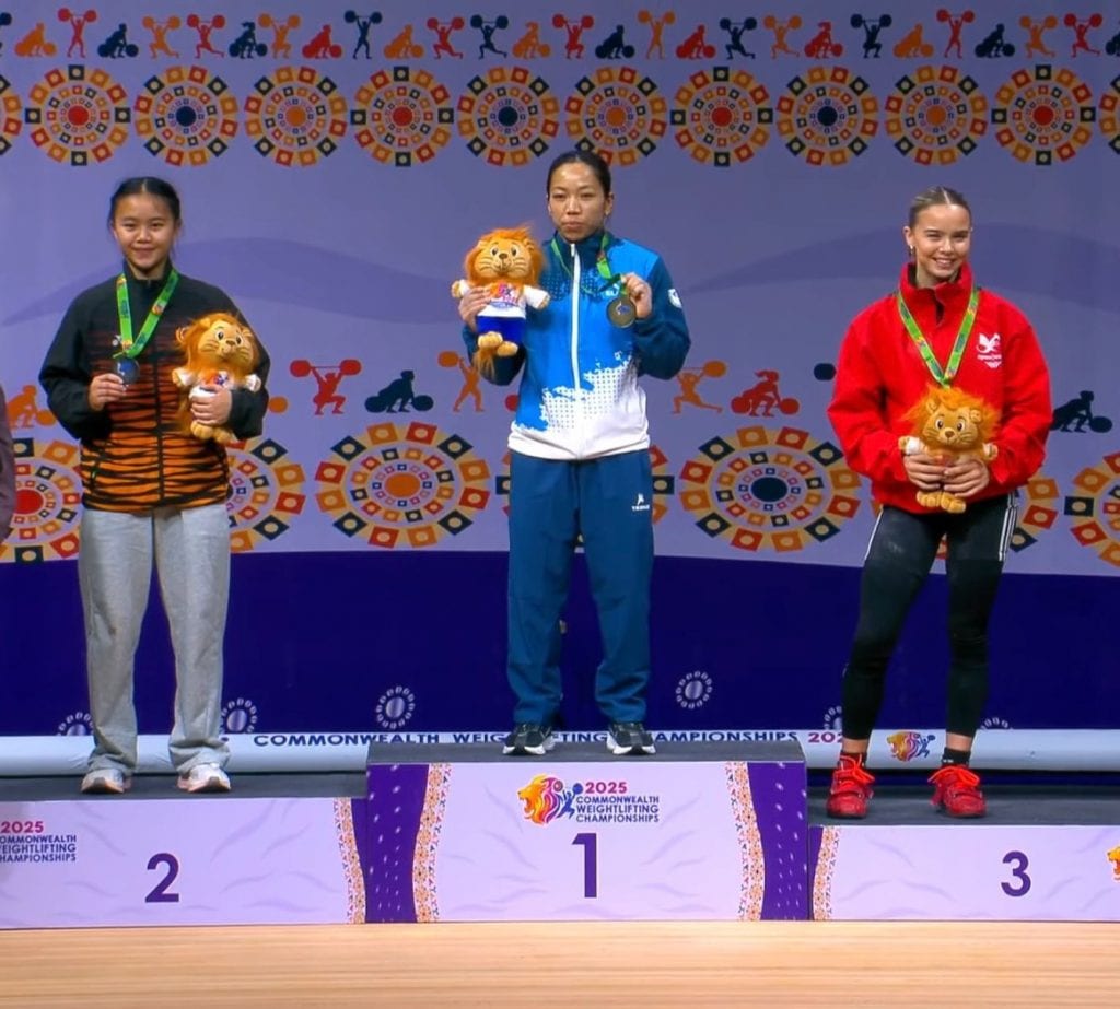 Mirabai Chanu Commonwealth gold