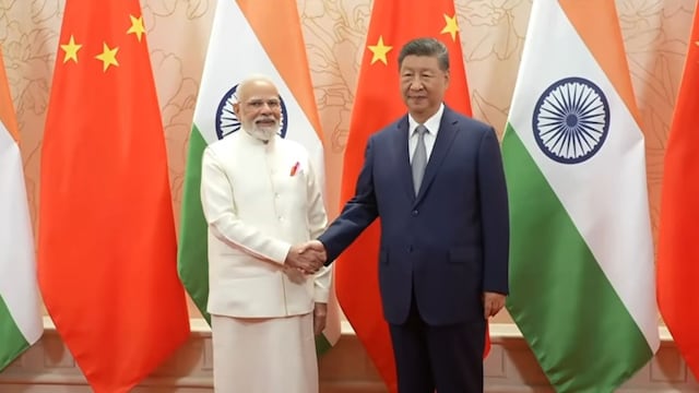 PM Modi meets Xi Jinping in Tianjin as SCO Summit gets underway PM Modi meets Xi Jinping in Tianjin as SCO Summit gets underway