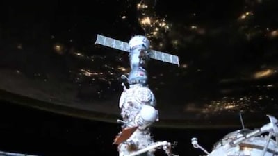 A screengrab from Shubhanshu Shukla's timelapse video from space.