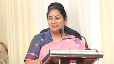 Delhi CM Rekha Gupta in Gandhi Nagar at an event on August 22 (Screengrab) 