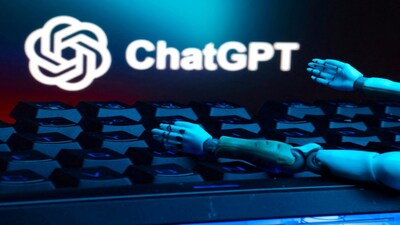 The ChatGPT logo, a keyboard, and robot hands are seen in this illustration taken January 27, 2025. REUTERS/Dado Ruvic/Illustration