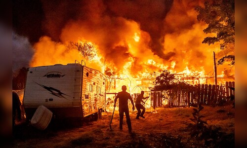 Wildfires Devastate Historic California Gold Rush Town