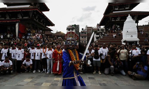 Indra Jatra Festival Celebrated in Kathmandu Valley