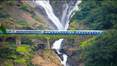 8. Konkan Railway, Maharashtra–Goa–Karnataka | This 741-km railway route along India’s western coastline is an engineering masterpiece. With over 90 tunnels and 2,000 bridges, it overcame extreme terrain and now offers travellers some of the most scenic train journeys in the world.