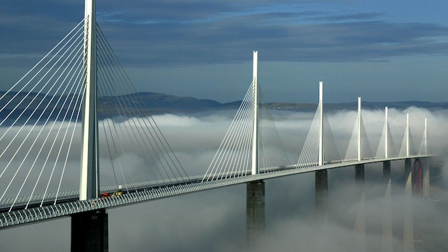 No 6. Engineering Marvel: Millau Viaduct | Country: France | The Millau Viaduct rises elegantly above the Tarn Valley, reaching a height of 343 metres, making it the tallest bridge on earth. Built as a cable-stayed structure, it was designed to reduce congestion on the route between Paris and Spain. It has since become a celebrated landmark admired for both beauty and scale. No 6. Engineering Marvel: Millau Viaduct | Country: France | The Millau Viaduct rises elegantly above the Tarn Valley, reaching a height of 343 metres, making it the tallest bridge on earth. Built as a cable-stayed structure, it was designed to reduce congestion on the route between Paris and Spain. It has since become a celebrated landmark admired for both beauty and scale.