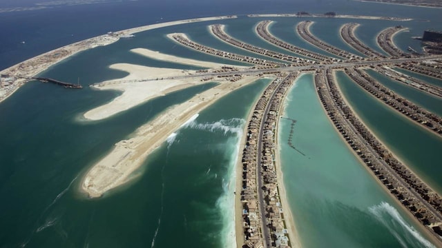 No 4. Engineering Marvel: Palm Islands | Country: United Arab Emirates | The Palm Islands are man-made archipelagos shaped like palm trees, created through large-scale land reclamation. Millions of tonnes of sand and rock were used to construct these islands, extending Dubai’s shoreline. Today, they are home to luxury resorts, villas, and attractions that have made them a global icon of engineering. No 4. Engineering Marvel: Palm Islands | Country: United Arab Emirates | The Palm Islands are man-made archipelagos shaped like palm trees, created through large-scale land reclamation. Millions of tonnes of sand and rock were used to construct these islands, extending Dubai’s shoreline. Today, they are home to luxury resorts, villas, and attractions that have made them a global icon of engineering.