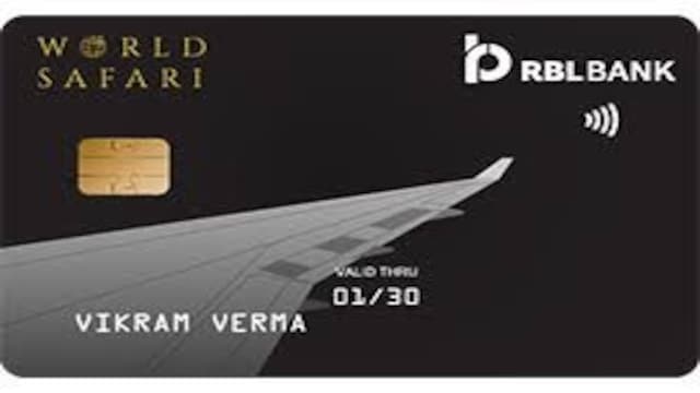 The RBL World Safari Credit Card offers zero foreign currency markup and airport lounge access, including two domestic visits per quarter and three international visits annually. The card includes travel insurance covering lost baggage, flight delays, and overseas medical emergencies, as well as a 24x7 concierge service for assistance with reservations and itineraries. Cardholders also receive a ₹3,000 MakeMyTrip voucher on activation and milestone rewards on annual spending. The RBL World Safari Credit Card offers zero foreign currency markup and airport lounge access, including two domestic visits per quarter and three international visits annually. The card includes travel insurance covering lost baggage, flight delays, and overseas medical emergencies, as well as a 24x7 concierge service for assistance with reservations and itineraries. Cardholders also receive a ₹3,000 MakeMyTrip voucher on activation and milestone rewards on annual spending.