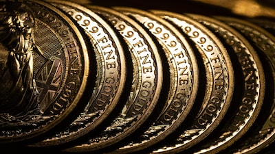 One-ounce gold coins. Photographer: Chris Ratcliffe/Bloomberg