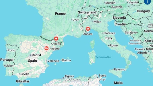 Imagine waking up in a country, enjoying breakfast, then heading to Spain for lunch and reaching France for dinner all in a few hours and that too driving your own car. Sound unbelievable right? But there is a lesser-known country where you can not only enjoy an amazing holiday, shop for almost everything at duty free prices and at least two more countries by driving. (Image: Google Maps) Imagine waking up in a country, enjoying breakfast, then heading to Spain for lunch and reaching France for dinner all in a few hours and that too driving your own car. Sound unbelievable right? But there is a lesser-known country where you can not only enjoy an amazing holiday, shop for almost everything at duty free prices and at least two more countries by driving. (Image: Google Maps)