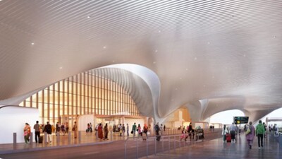 6. Strong Airline Presence | Several airlines, including IndiGo, Air India Express, and Akasa Air, have announced plans to operate flights connecting major Indian cities. Initially, the airport will run 12-hour operations with about 40% international traffic, gradually increasing to 75%. (Image: NMIA)