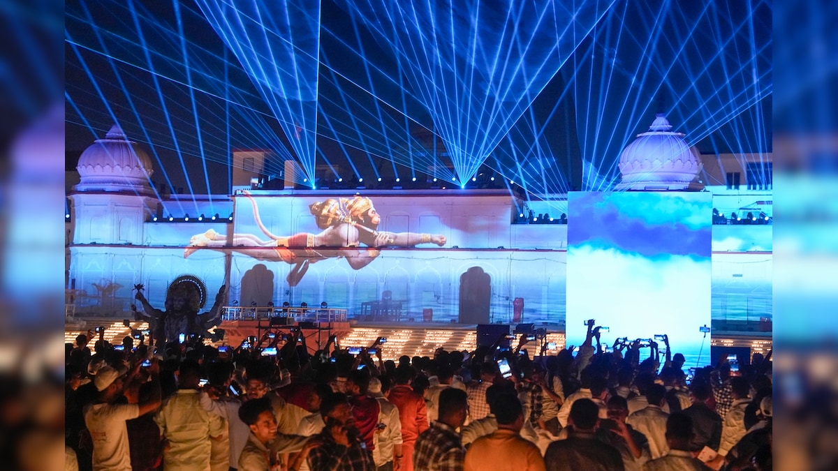 Ayodhya sets two world records with 26 lakh diyas and 2,128 people in ...