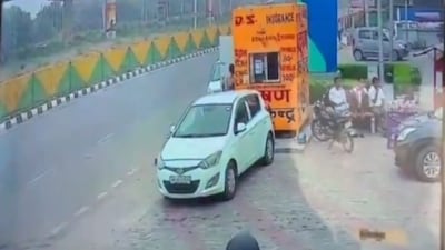 Delhi  blast car puc test./Image X