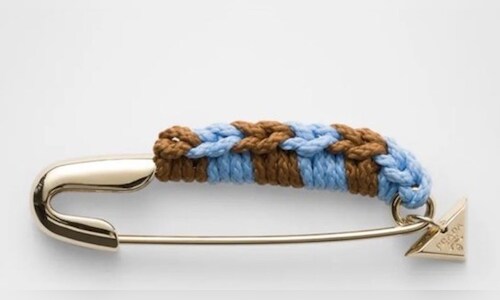Prada's Crochet Safety Pin Brooch Sparks Outrage Over ₹69,000 Price Tag