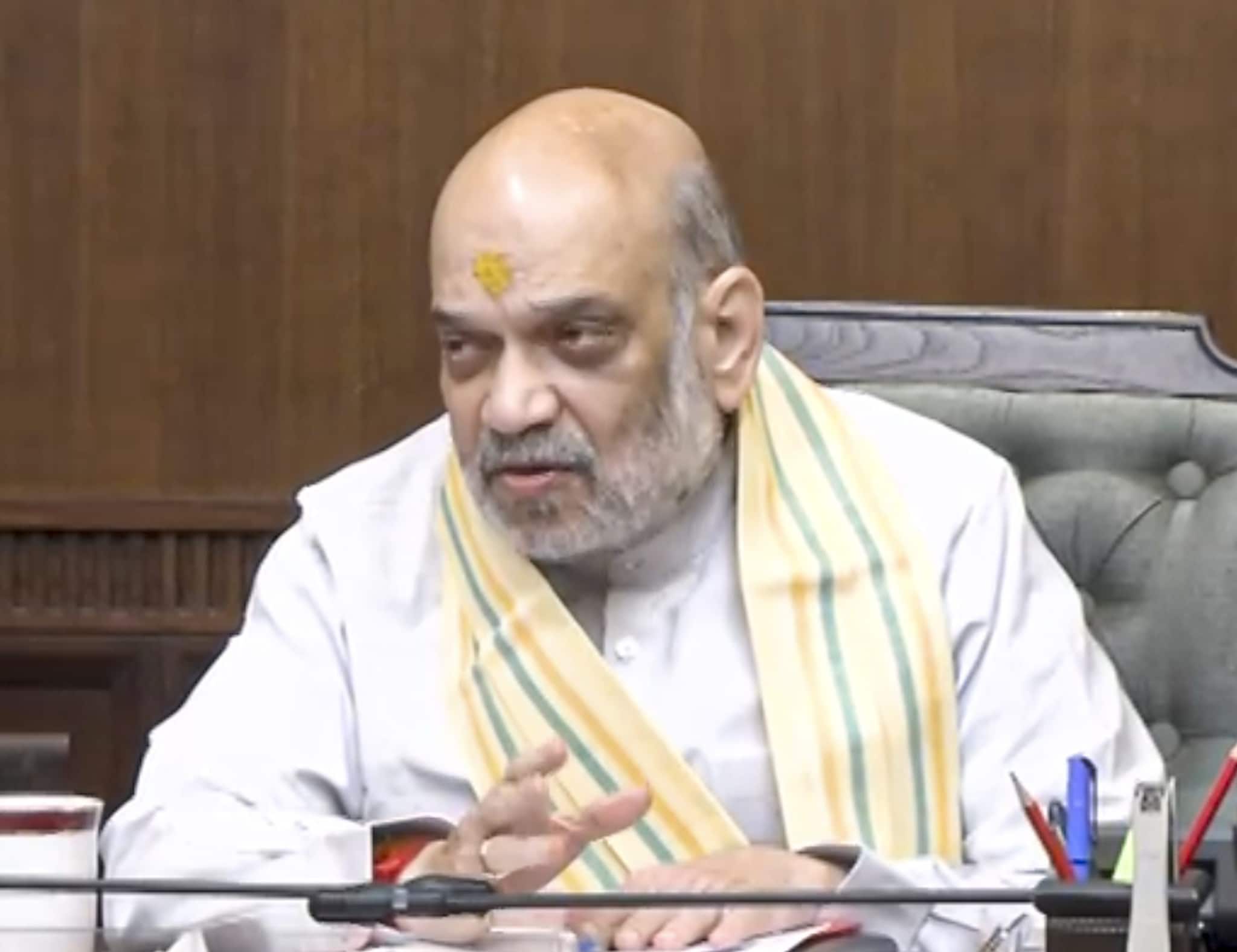 Amit Shah chairs security review meeting in Rajasthan's Bikaner, calls for 360-degree border security framework