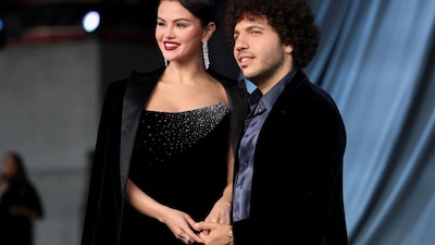 Selena Gomez and Benny Blanco attend the fifth annual Academy Museum Gala in Los Angeles, California, U.S., October 18, 2025. REUTERS/Mario Anzuoni Selena Gomez and Benny Blanco attend the fifth annual Academy Museum Gala in Los Angeles, California, U.S., October 18, 2025. REUTERS/Mario Anzuoni