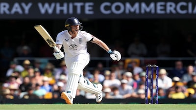 Cricket - The Ashes - Australia v England - Second Test - The Gabba, Brisbane, Australia - December 7, 2025 England's Ben Stokes reacts REUTERS/Hollie Adams