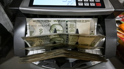 Rupee banknotes.
currency