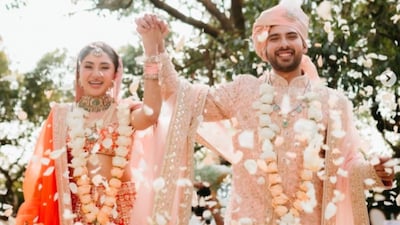 Armaan Malik-Aashna Shroff wedding./Image Instagram Armaan Malik-Aashna Shroff wedding./Image Instagram