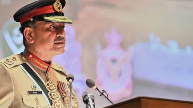 Pakistan’s Chief of Defense Forces and Army Chief Gen. Asim Munir (AP)