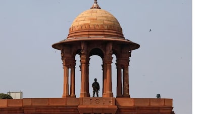 A soldier stands guard outside India's Defence Ministry building in New Delhi, India, February 28, 2019. REUTERS