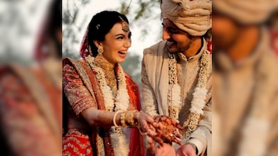 Darshan Raval Dharal Surelia wedding./Image Instagram Darshan Raval Dharal Surelia wedding./Image Instagram