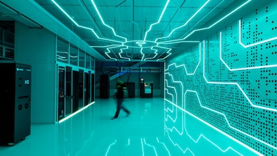 data centre
Liquid cooled servers in an installation at the Global Switch Docklands data centre campus in London. Photographer: Jason Alden/Bloomberg